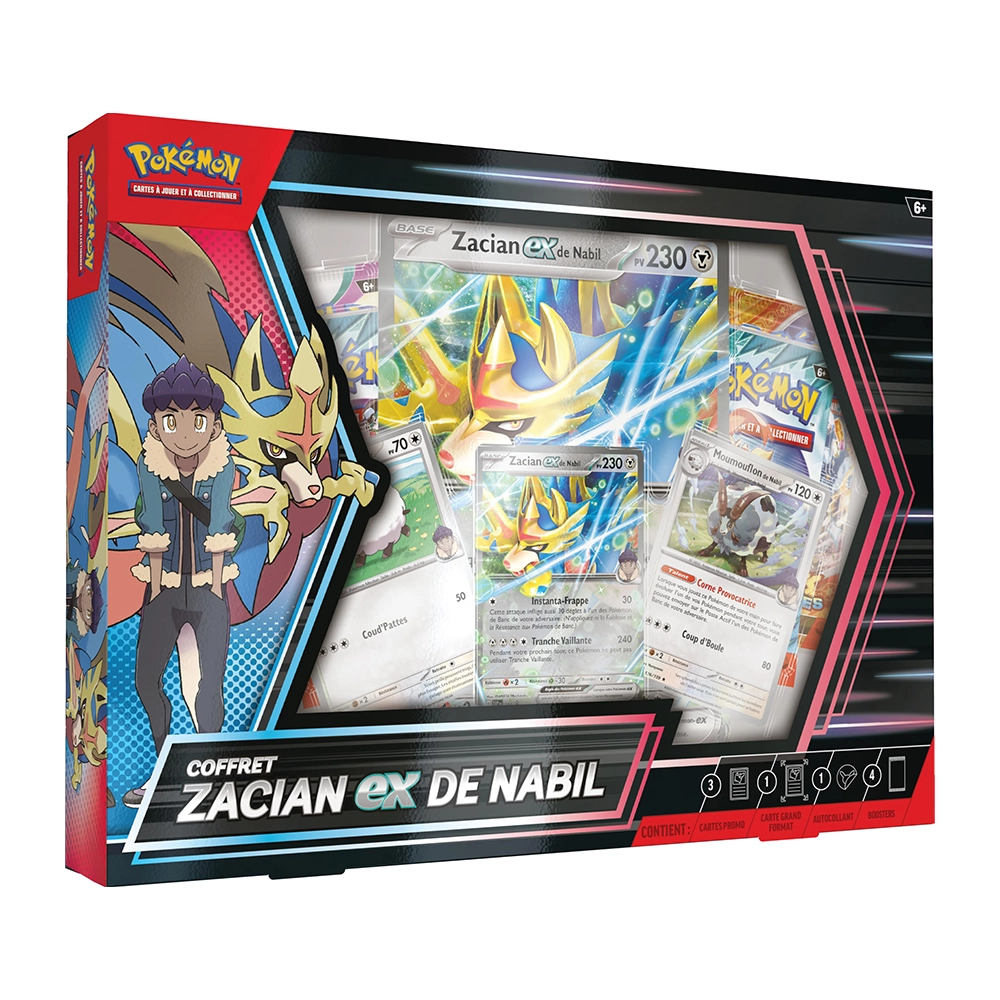 Coffret Zacian Ex de Nabil