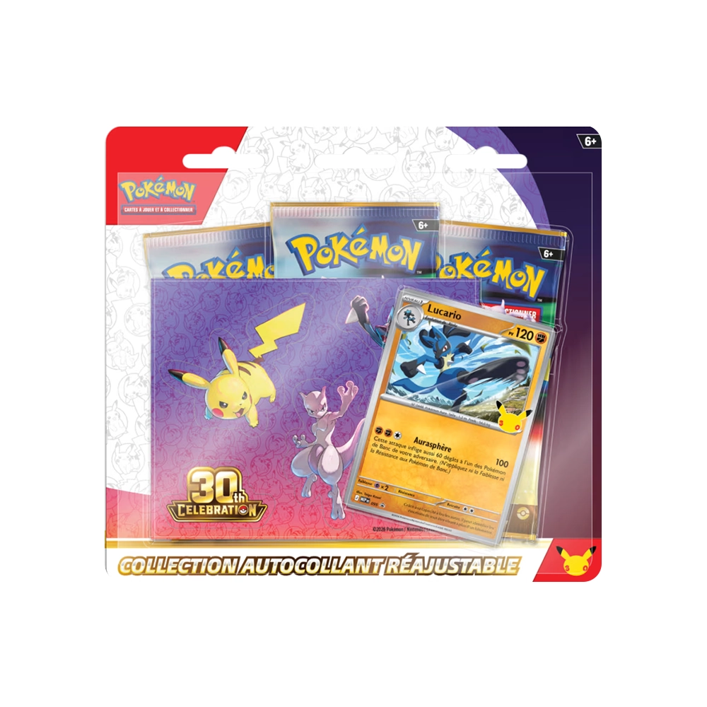 Tripack Collection autocollant réajustable 30ᵉ Anniversaire